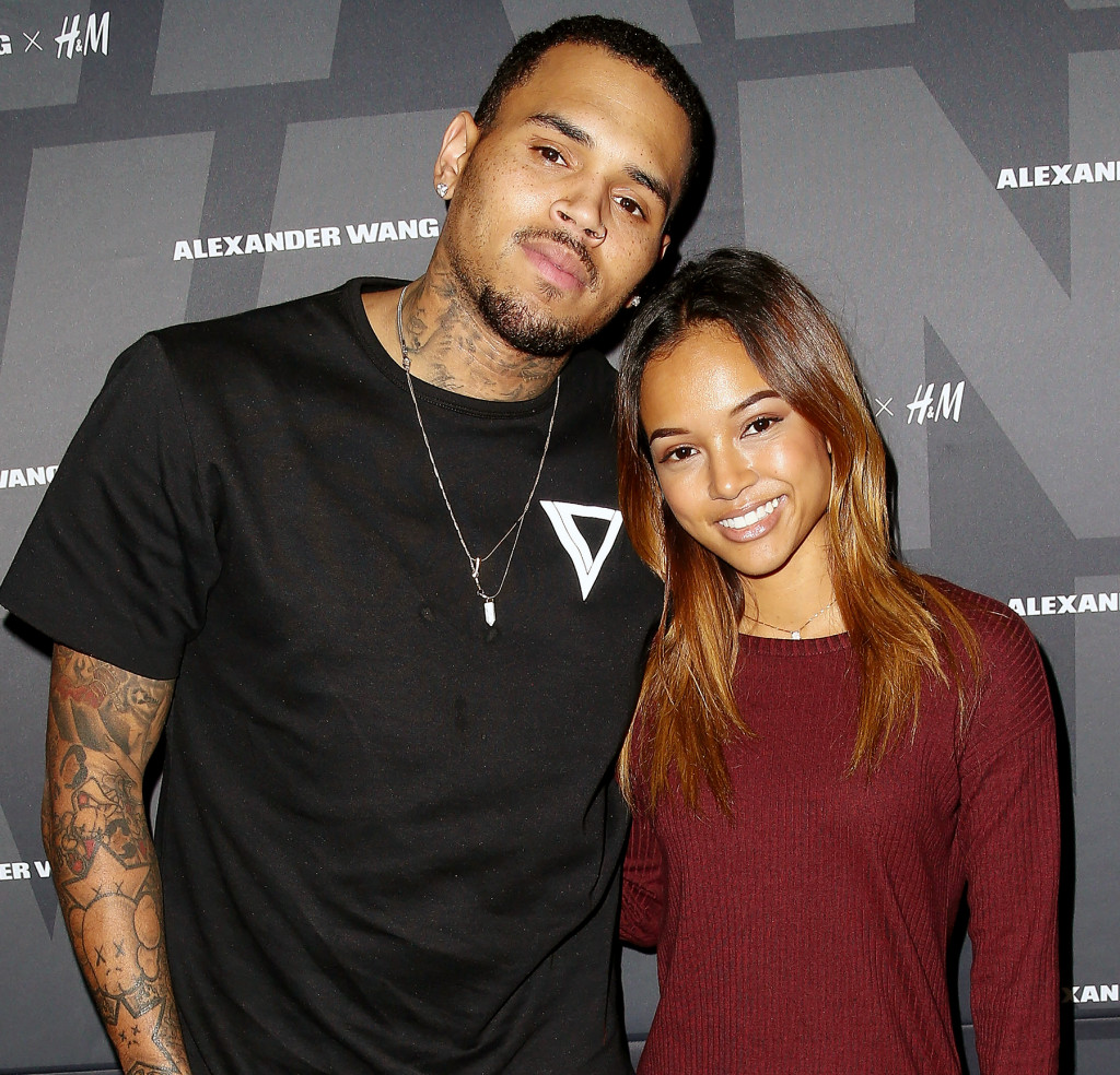 Chris brown and Karrueche