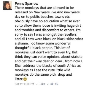 Penny Sparrow Racism