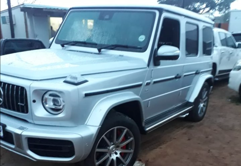 Stolen Mercedes G Wagon Found hidden in the bush close to Mozambique border