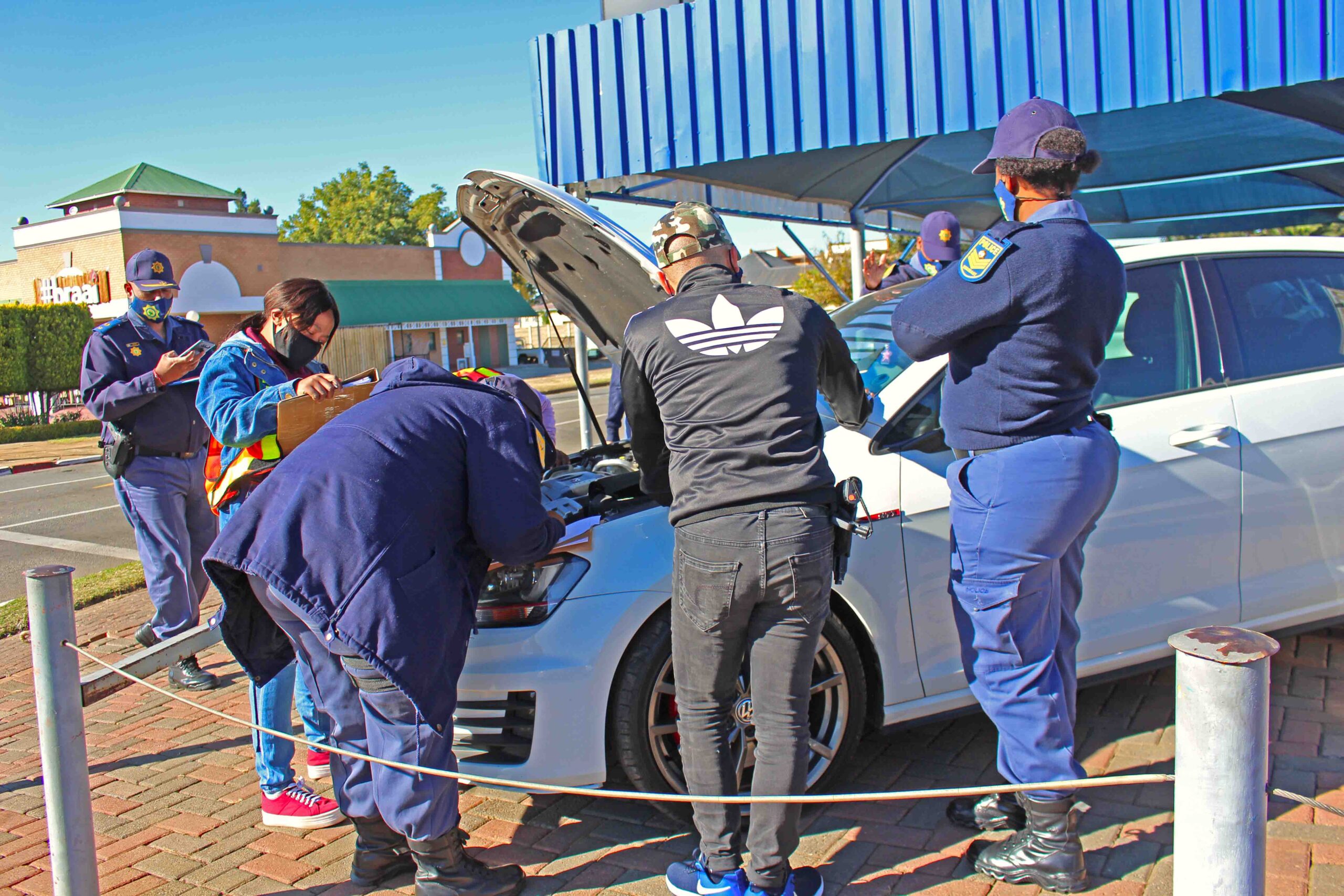 Accused appear in court for possession of copper cables