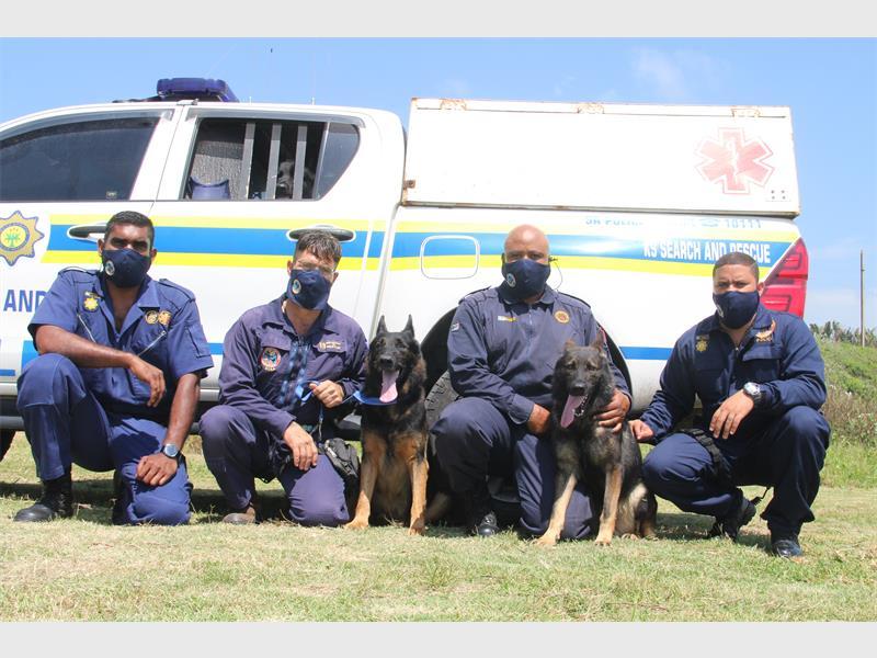 SAPS K9 search and rescue team is proactive and reactive