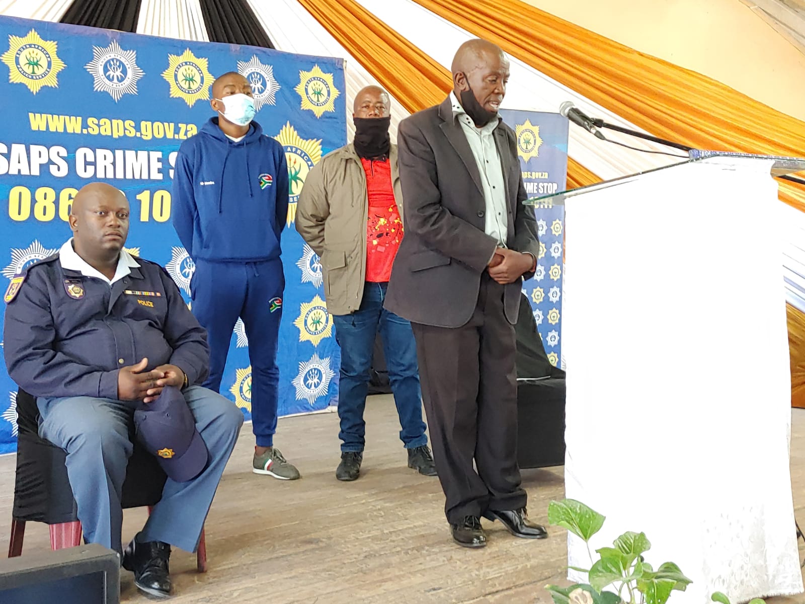 SAPS Commissioner delivers keynote address in a memorial service of the late Sergeant Nyameko Mbelani - Eastern CapeSAPS Commissioner delivers keynote address in a memorial service of the late Sergeant Nyameko Mbelani - Eastern Cape