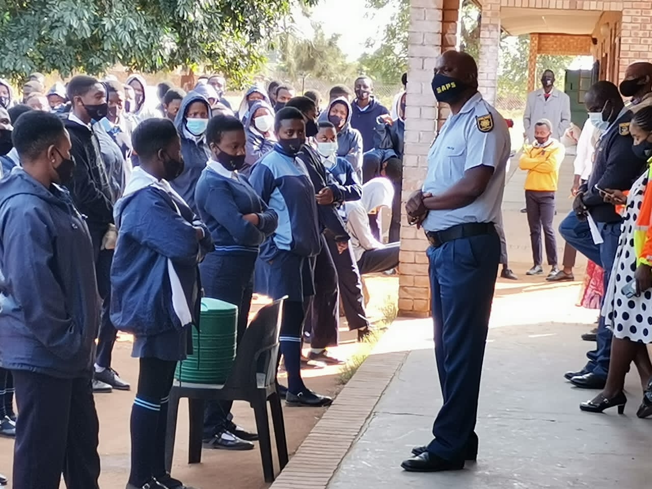 SAPS conducted safer school awareness campaign at Marhorhwani Malele Secondary School - Limpopo
