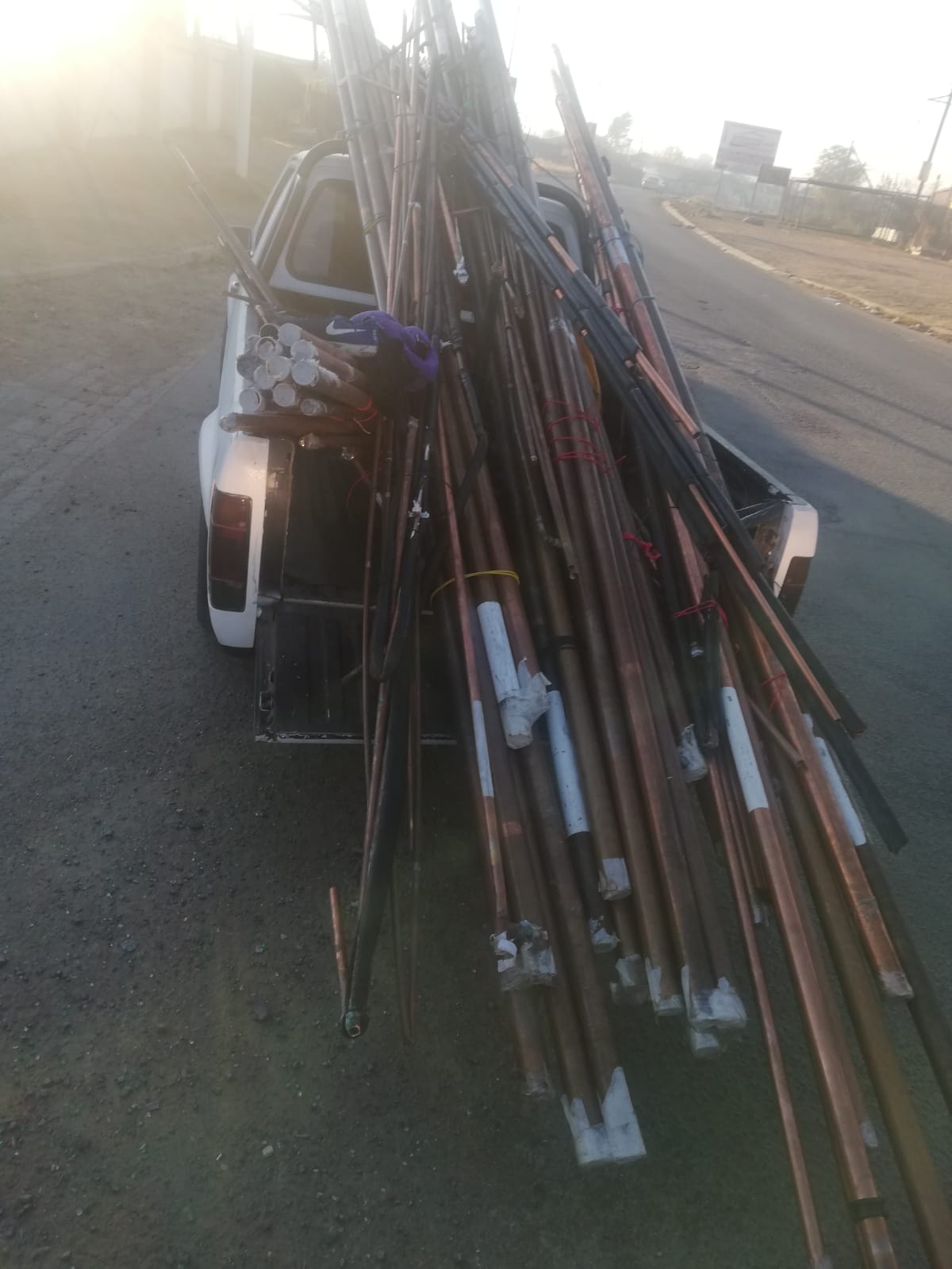 Two suspects were arrested for possession of stolen copper and wire cables - Free State