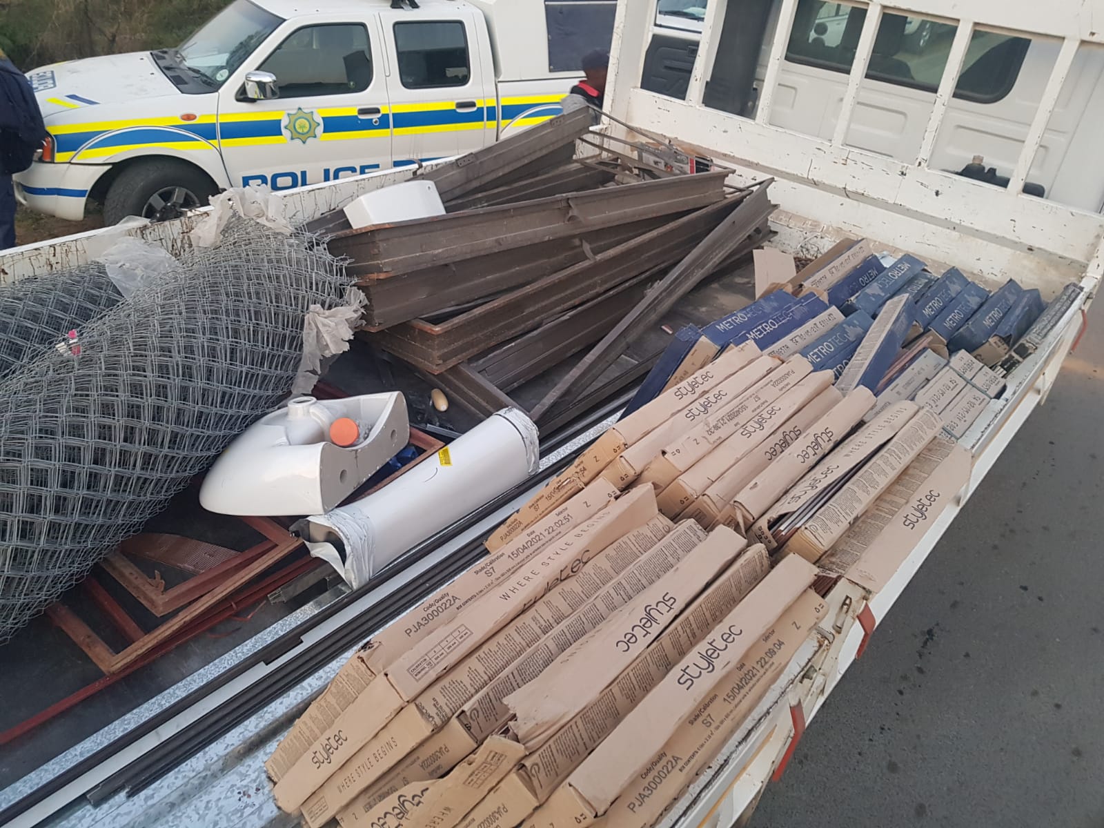An intelligence driven operation yields positive result as man arrested with stolen building material - Mpumalanga