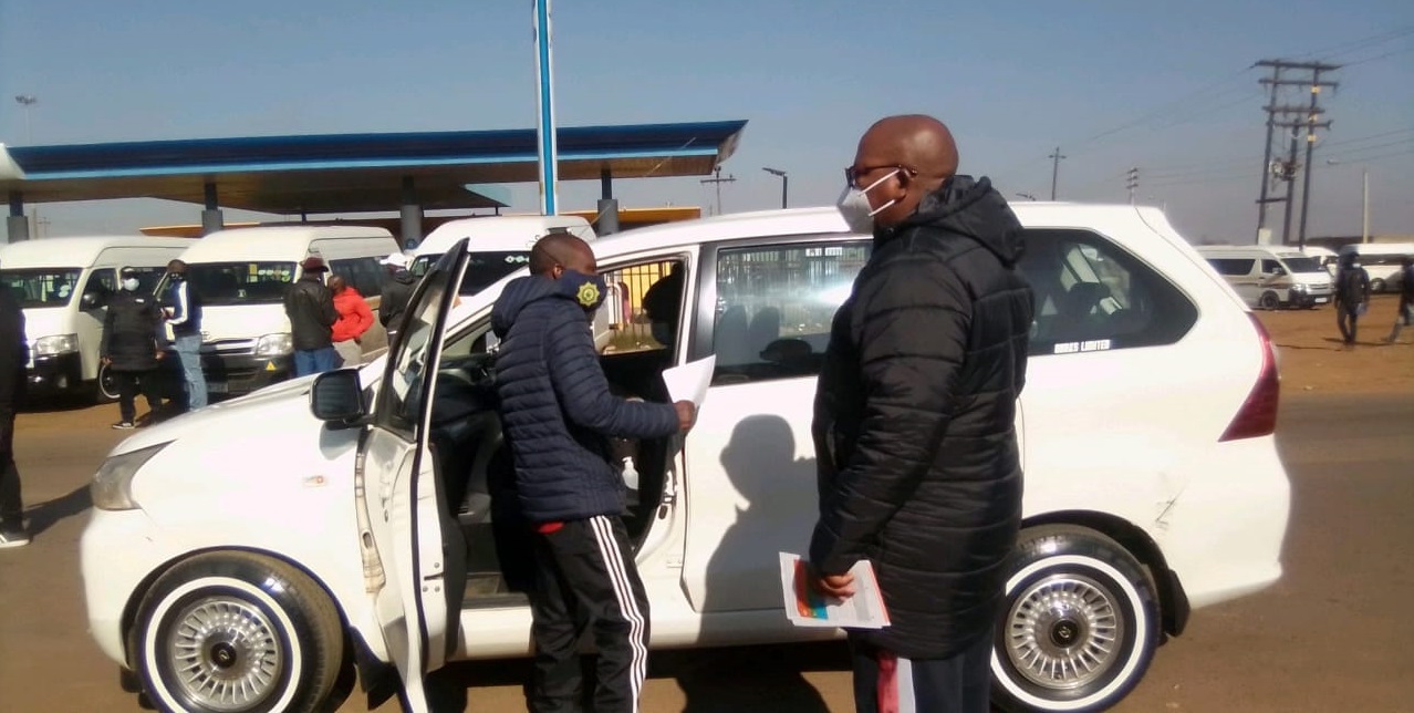 Duduza police conducted a fruitful awareness against the Hijacking of local taxis - Gauteng